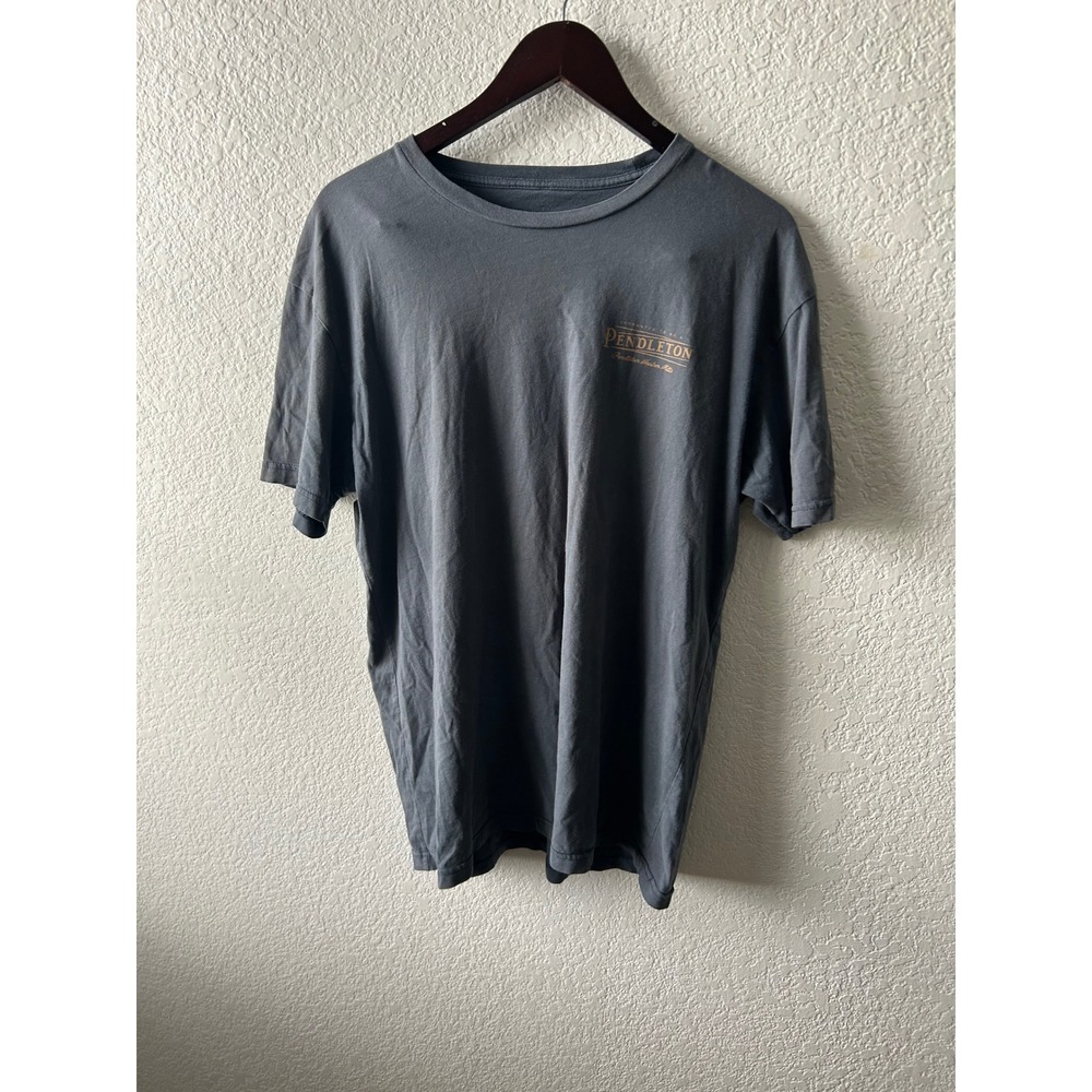 Pendleton Graphic T Shirt‎ Mens XL Gray Portland Oregon Since 1863 Tee Casual
